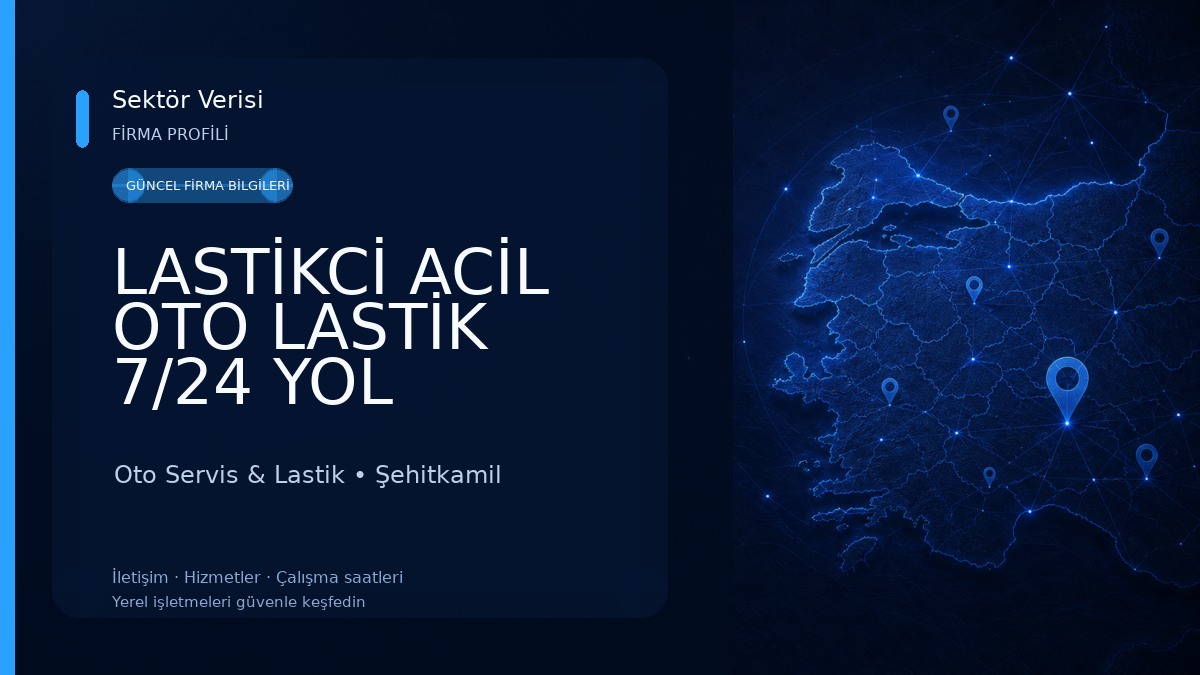 LASTİKCİ ACİL OTO LASTİK 7/24 YOL YARDİM Oto Servis & Lastik