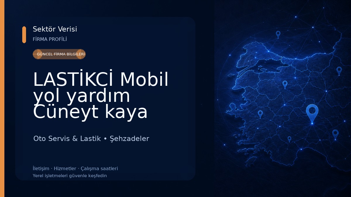 LASTİKCİ Mobil yol yardım Cüneyt kaya Oto Servis & Lastik