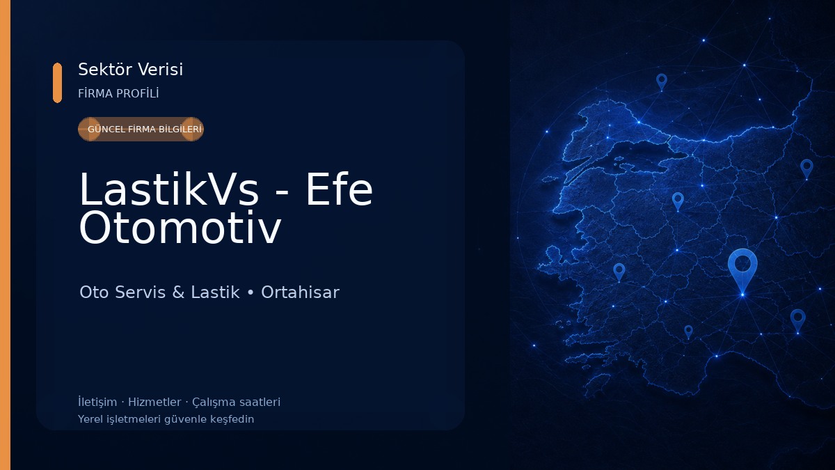 LastikVs - Efe Otomotiv Oto Servis & Lastik