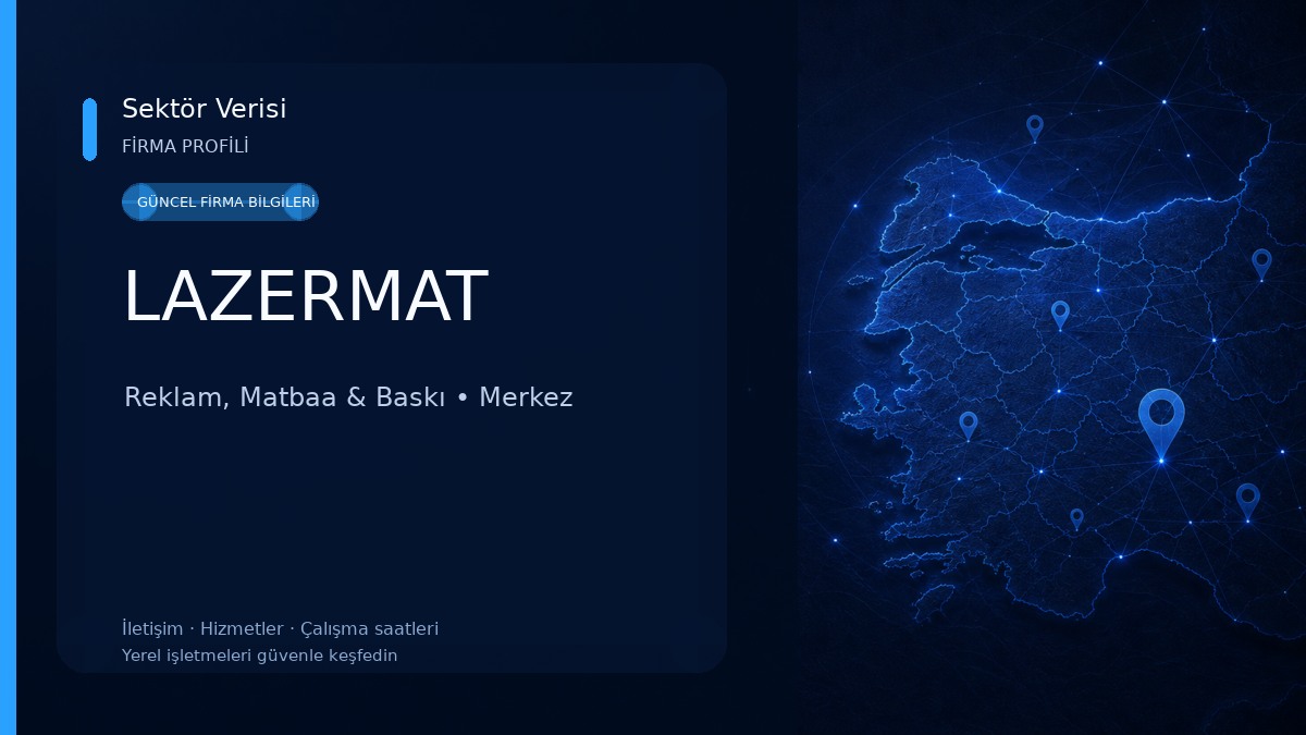 LAZERMAT Reklam, Matbaa & Baskı