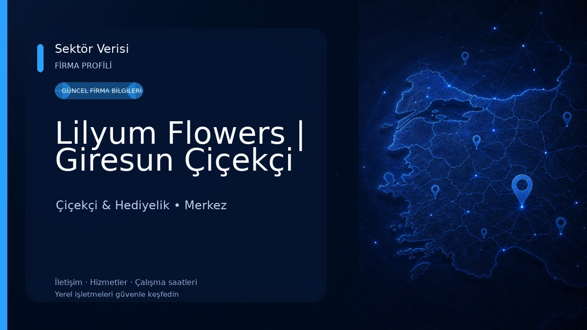 Lilyum Flowers | Giresun Çiçekçi 