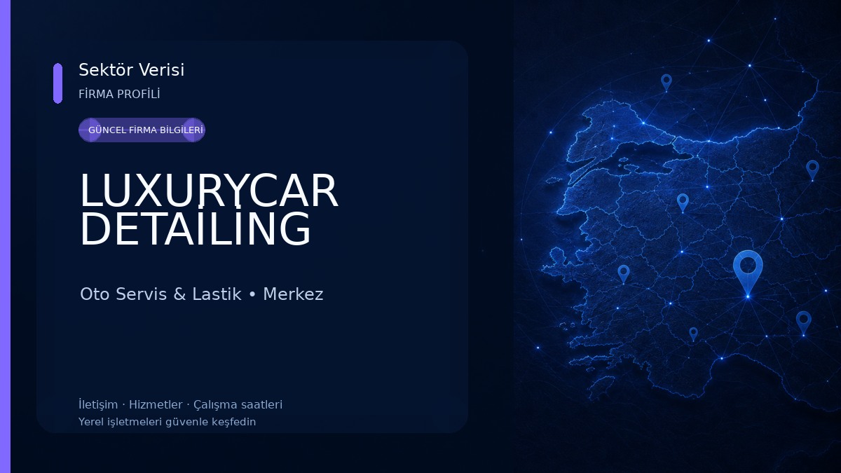 LUXURYCAR DETAİLİNG Oto Servis & Lastik