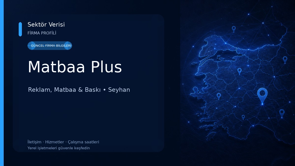 Matbaa Plus Reklam, Matbaa & Baskı