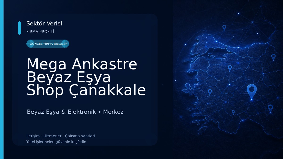 Mega Ankastre Beyaz Eşya Shop Çanakkale Beyaz Eşya & Elektronik