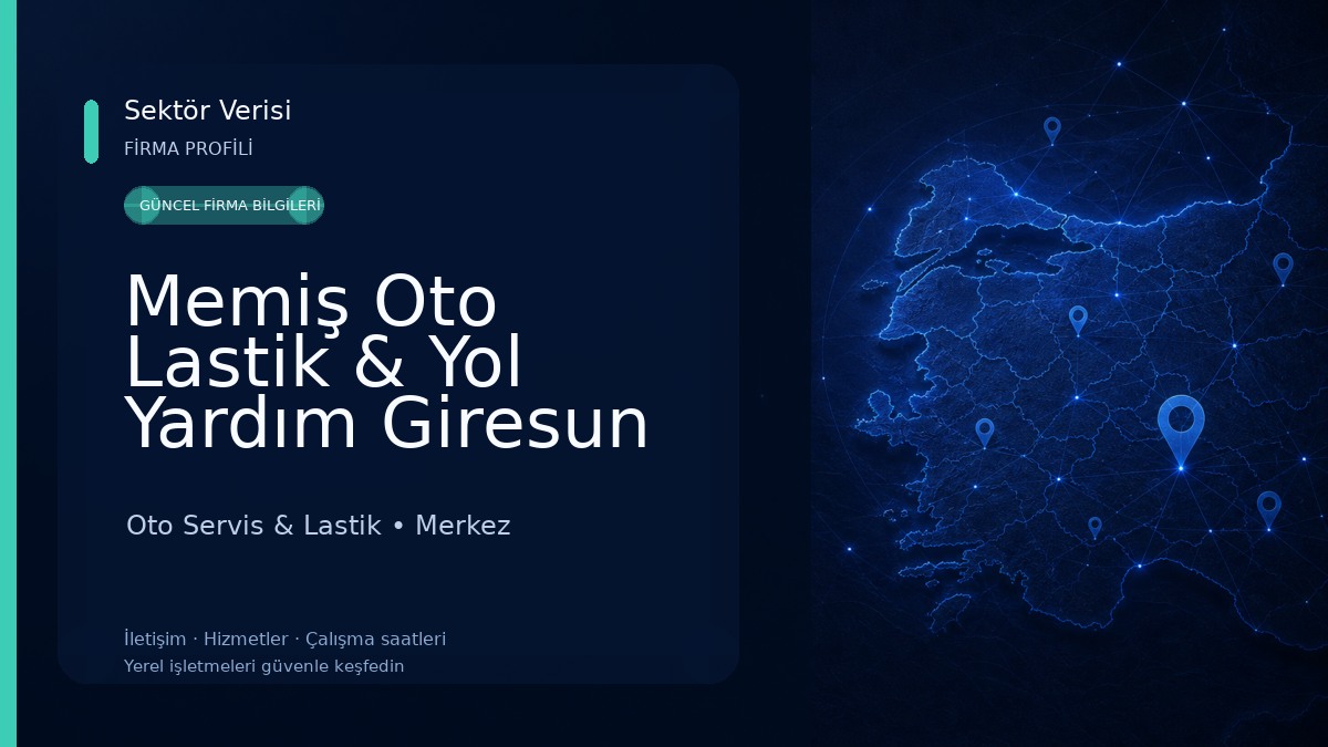 Memiş Oto Lastik & Yol Yardım Giresun Oto Servis & Lastik
