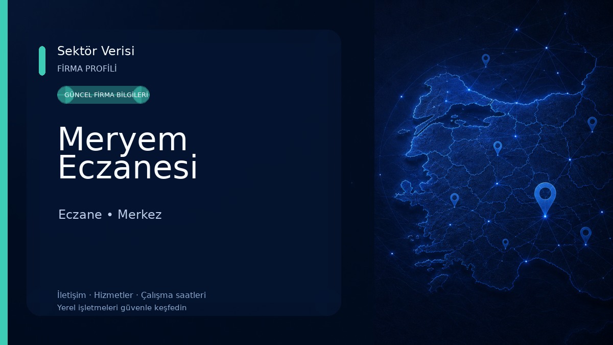 Meryem Eczanesi Eczane