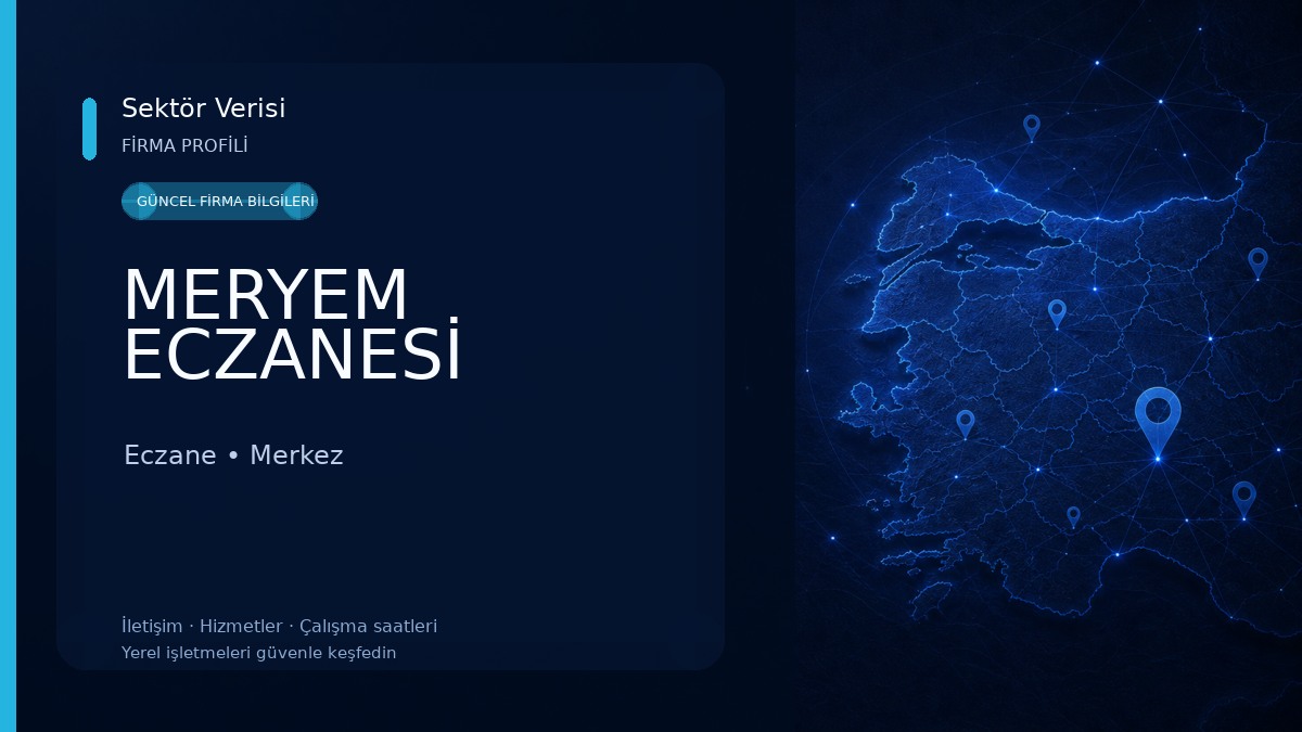 MERYEM ECZANESİ Eczane