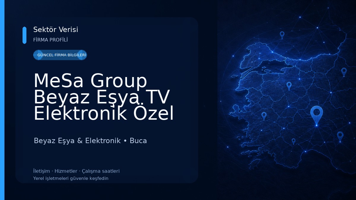 MeSa Group Beyaz Eşya TV Elektronik Özel Teknik Servis Beyaz Eşya & Elektronik