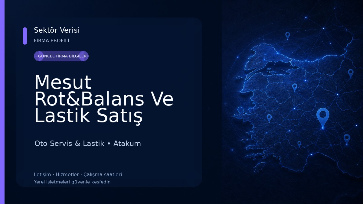 Mesut Rot&Balans Ve Lastik Satış Servisi- Continental Bayii Oto Servis & Lastik