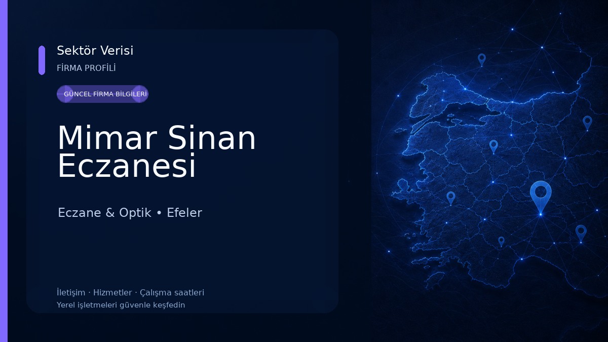 Mimar Sinan Eczanesi Eczane & Optik