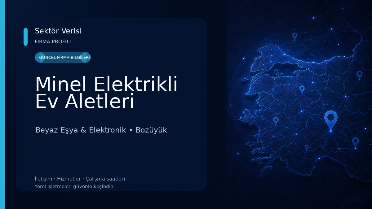 Minel Elektrikli Ev Aletleri Beyaz Eşya & Elektronik