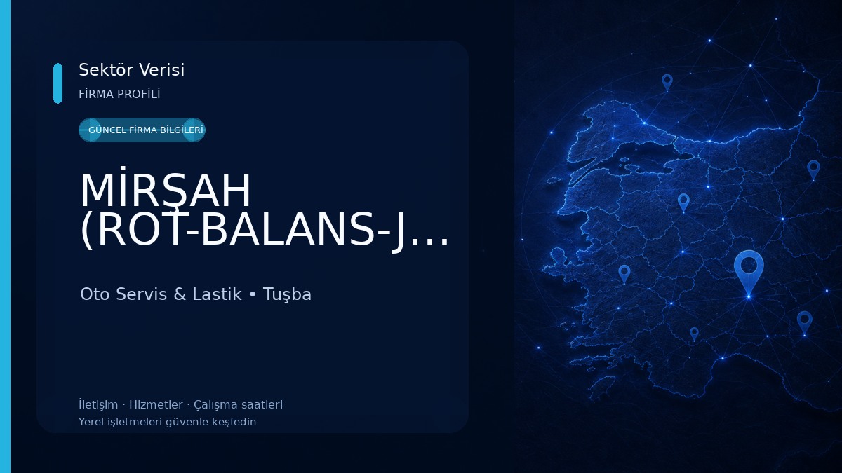 MİRŞAH (ROT-BALANS-JANT-LASTİK) Oto Servis & Lastik