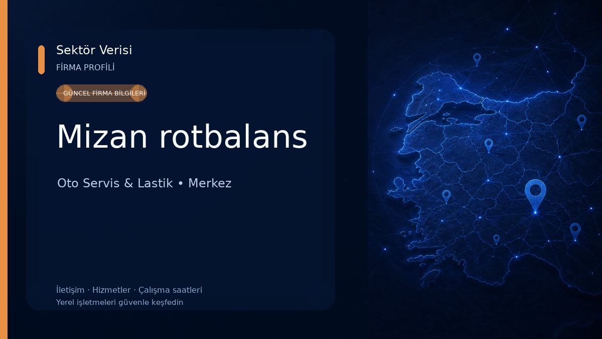 Mizan rotbalans Oto Servis & Lastik