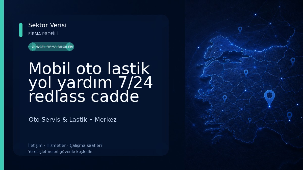 Mobil oto lastik yol yardım 7/24 redlass cadde auto Oto Servis & Lastik