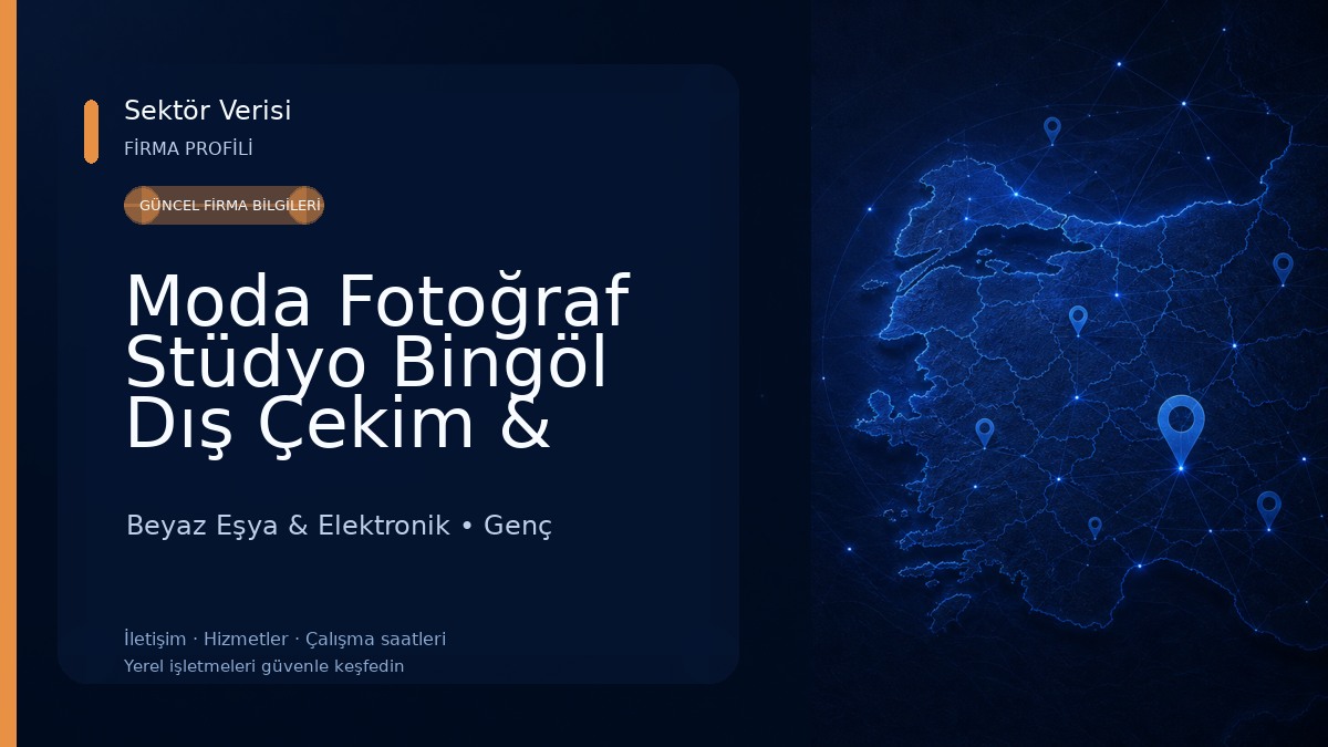 Moda Fotoğraf Stüdyo Bingöl Dış Çekim & Video Klip 