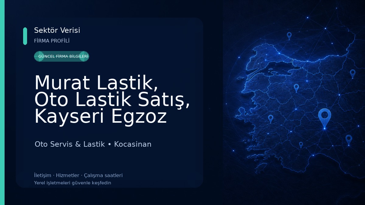 Murat Lastik, Oto Lastik Satış, Kayseri Egzoz Emisyonu ve Araç Bakım Merkezi Oto Servis & Lastik