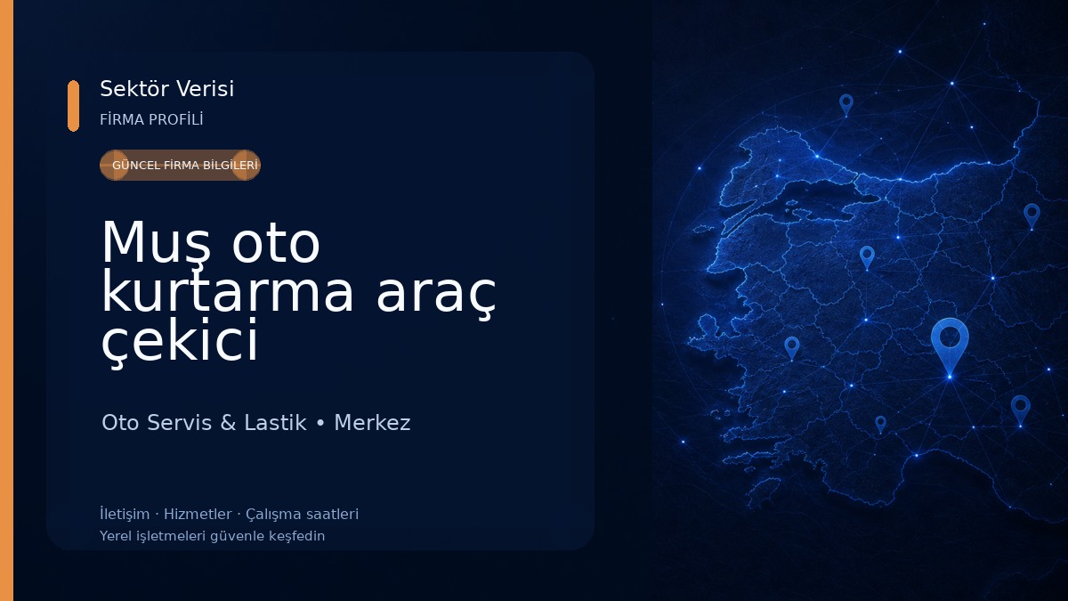 Muş oto kurtarma araç çekici Oto Servis & Lastik