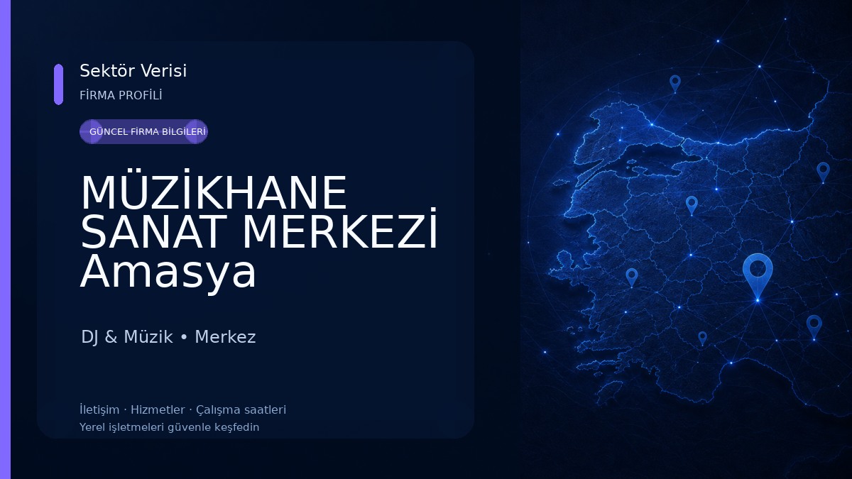 MÜZİKHANE SANAT MERKEZİ Amasya DJ & Müzik