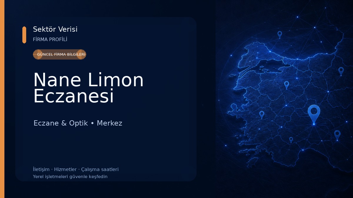 Nane Limon Eczanesi Eczane & Optik