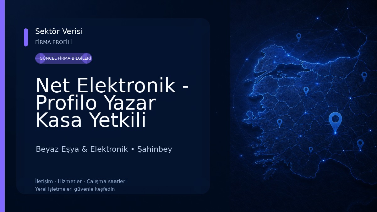 Net Elektronik - Profilo Yazar Kasa Yetkili Servis Beyaz Eşya & Elektronik
