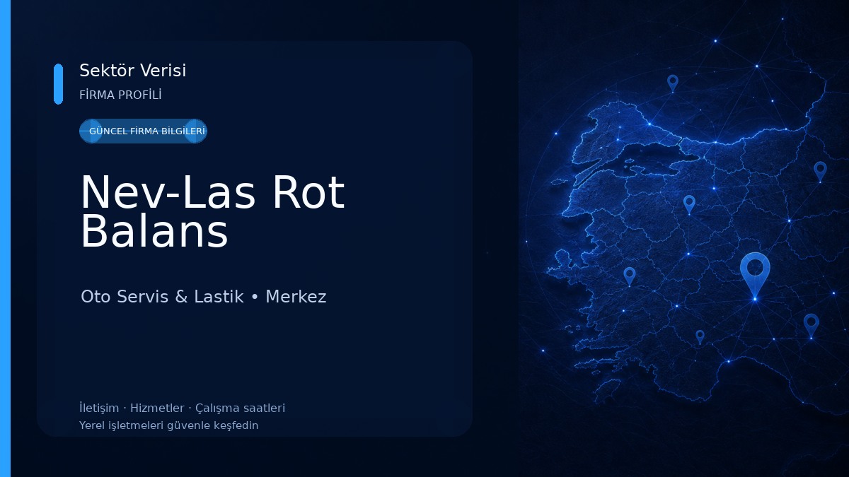 Nev-Las Rot Balans Oto Servis & Lastik