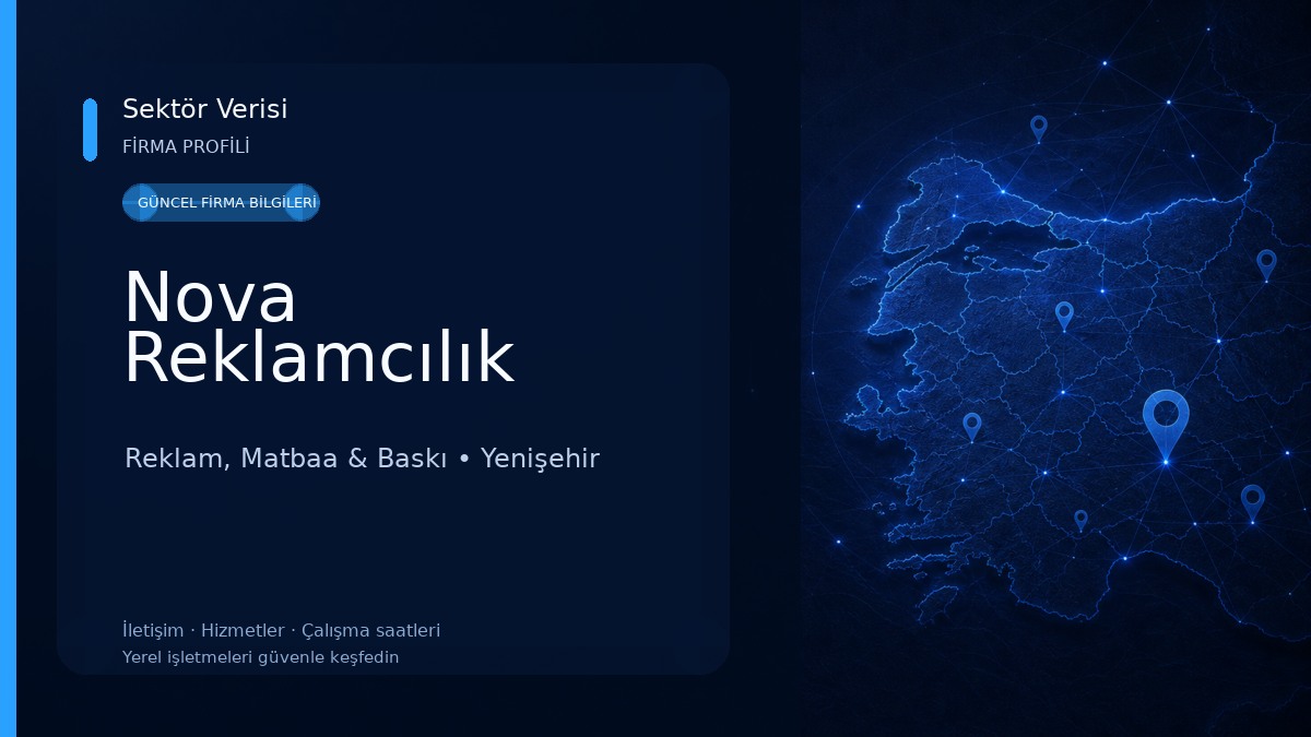 Nova Reklamcılık Reklam, Matbaa & Baskı