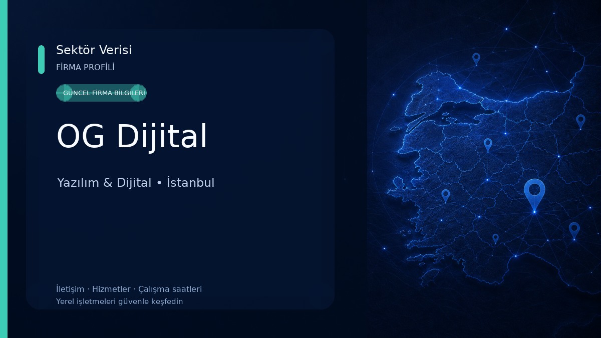 OG Dijital Yazılım & Dijital