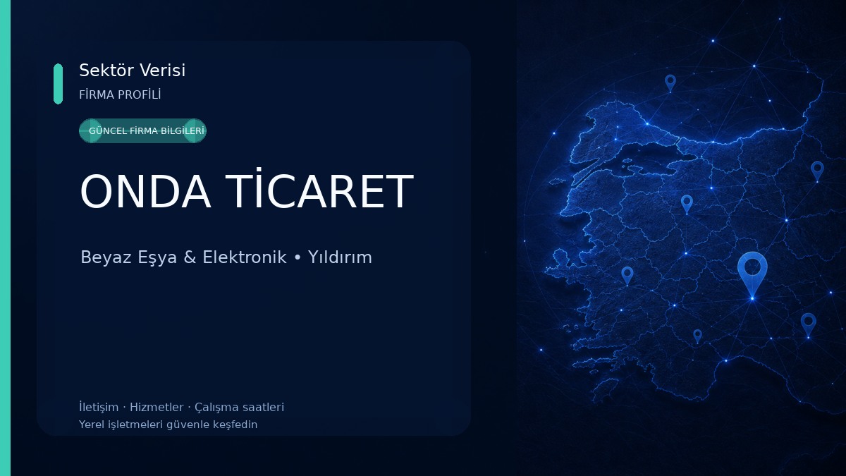 ONDA TİCARET Beyaz Eşya & Elektronik