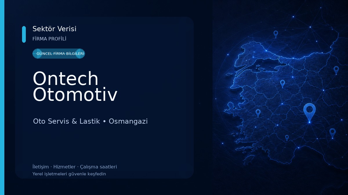 Ontech Otomotiv Oto Servis & Lastik