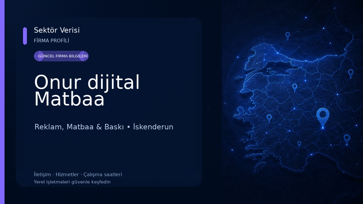Onur dijital Matbaa Reklam, Matbaa & Baskı