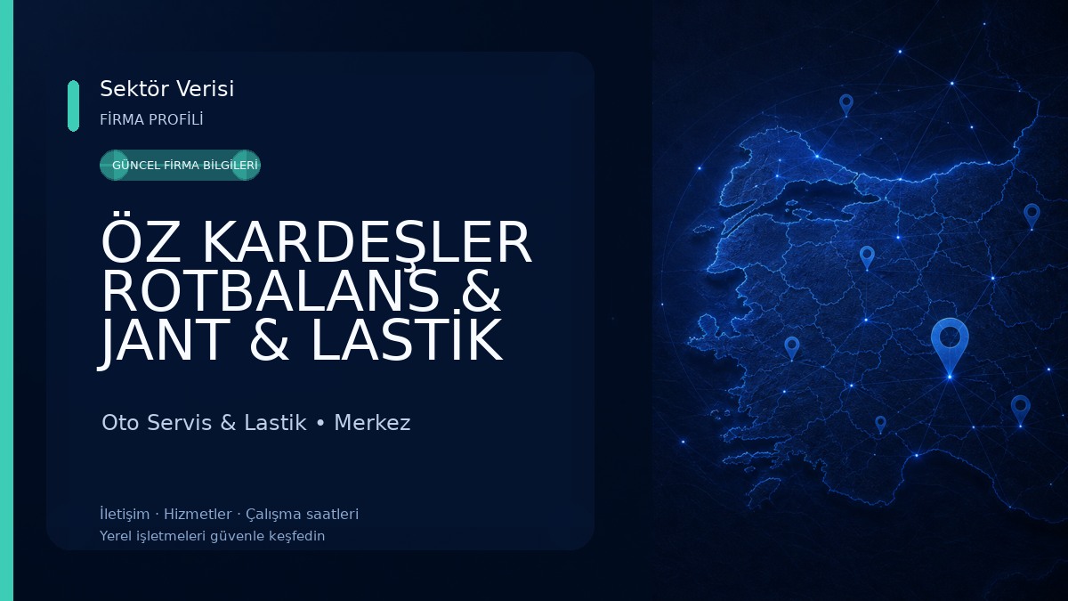ÖZ KARDEŞLER ROTBALANS & JANT & LASTİK SIFIR LASTİK AFYON 2 EL LASTİK SIFIR JANT LASTİK BASIC SENSÖRÜ LASTİK BASIC ARZA Oto Servis & Lastik