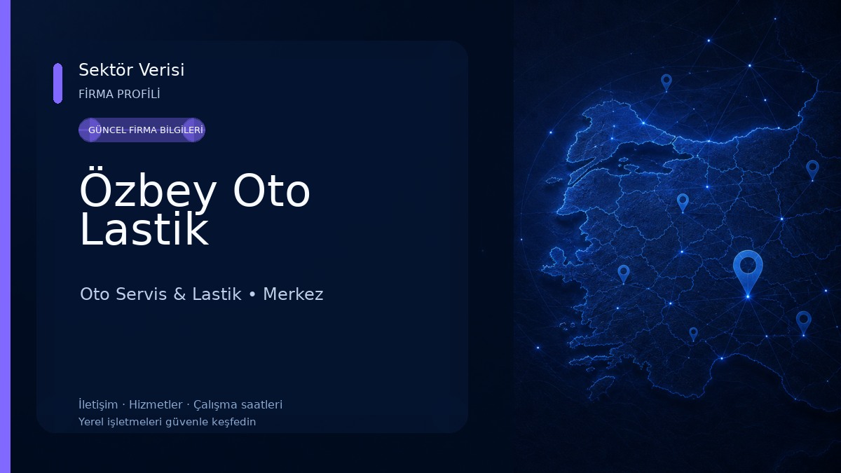 Özbey Oto Lastik Oto Servis & Lastik