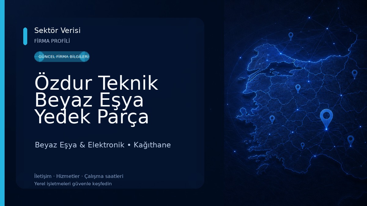 Özdur Teknik Beyaz Eşya Yedek Parça Dükkanı Beyaz Eşya & Elektronik