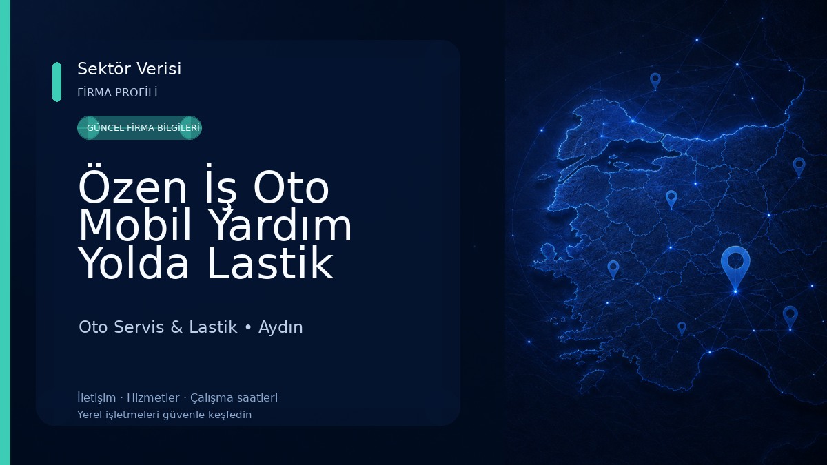 Özen İş Oto Mobil Yardım Yolda Lastik Tamir Oto Servis & Lastik