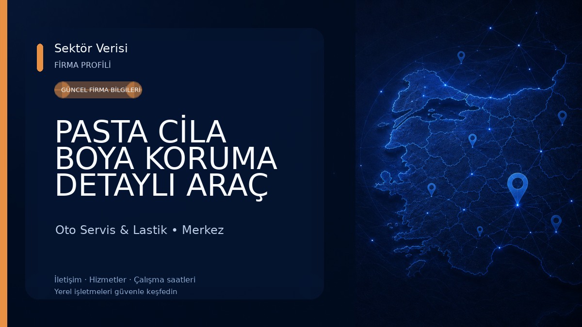 PASTA CİLA BOYA KORUMA DETAYLI ARAÇ TEMİZLİĞİ Oto Servis & Lastik