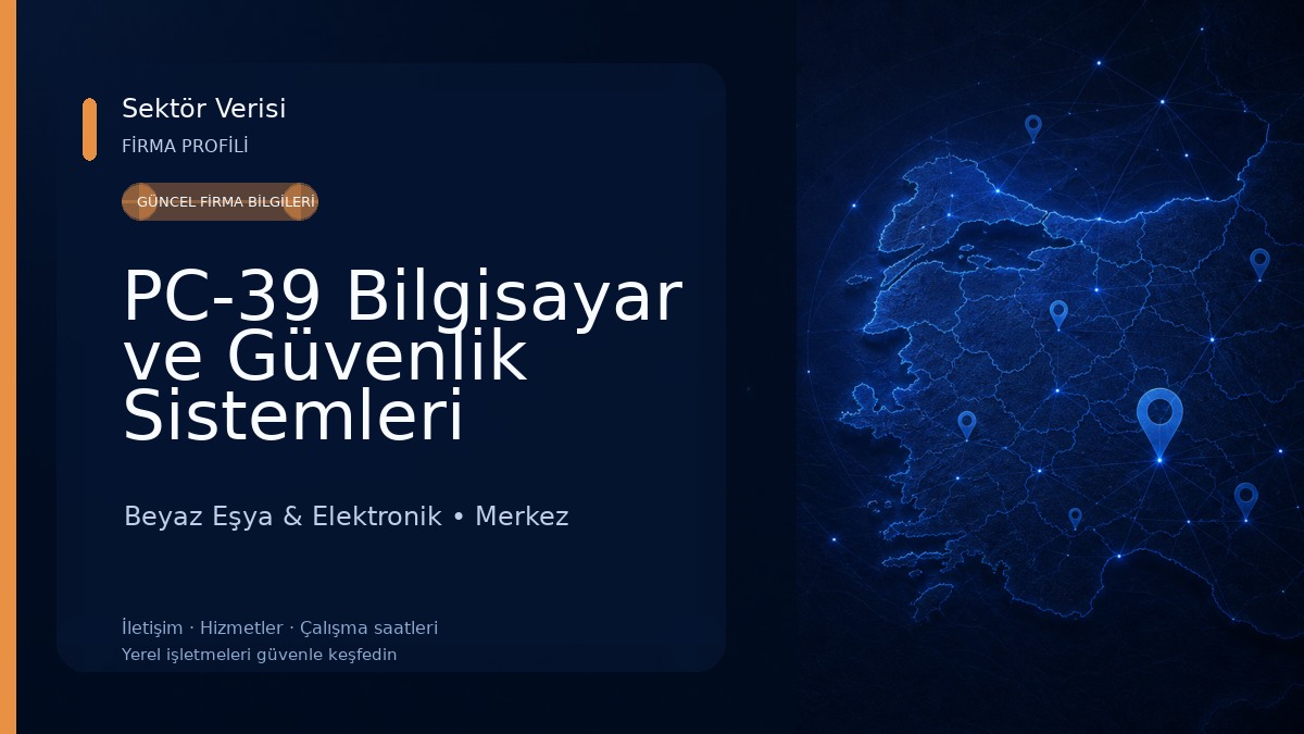 PC-39 Bilgisayar ve Güvenlik Sistemleri 