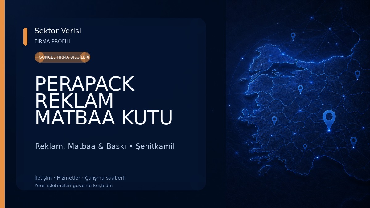 PERAPACK REKLAM MATBAA KUTU ETİKET AMBALAJ Reklam, Matbaa & Baskı