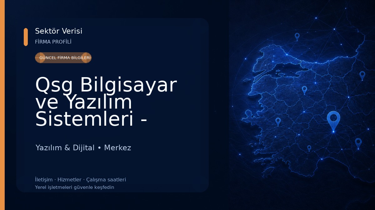 Qsg Bilgisayar ve Yazılım Sistemleri - Nebim Yazılım Çorum Çözüm Ortağı Yazılım & Dijital