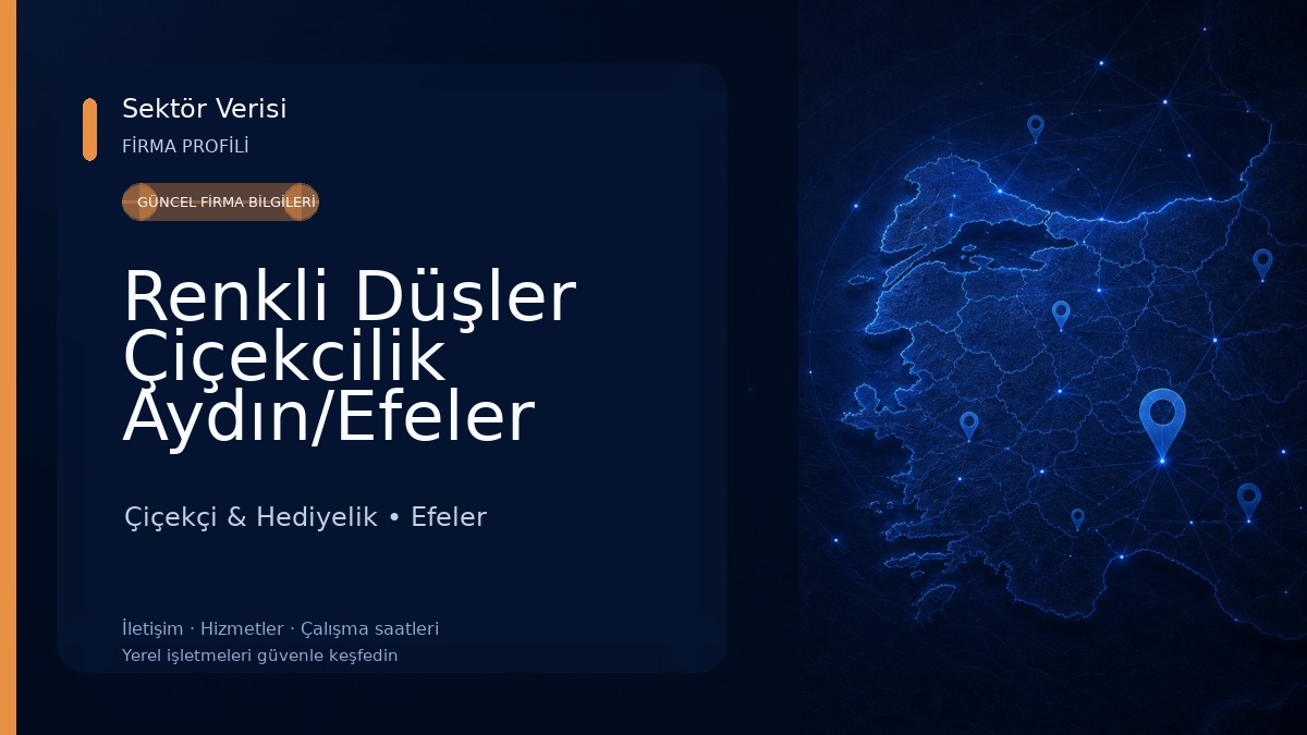 Renkli Düşler Çiçekcilik Aydın/Efeler 