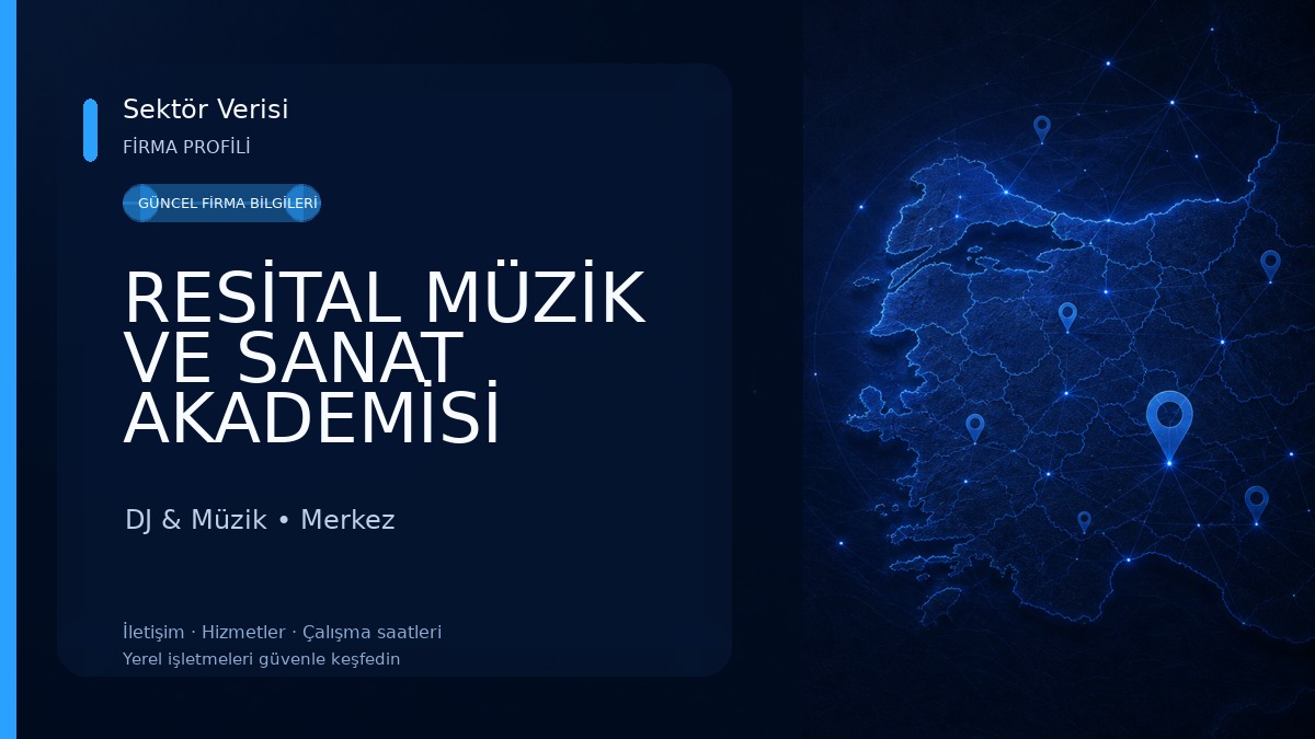 RESİTAL MÜZİK VE SANAT AKADEMİSİ DJ & Müzik