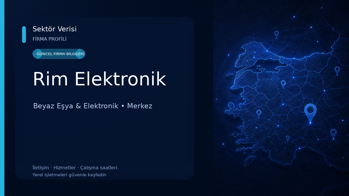 Rim Elektronik Beyaz Eşya & Elektronik