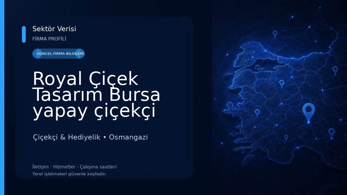 Royal Çiçek Tasarım Bursa yapay çiçekçi