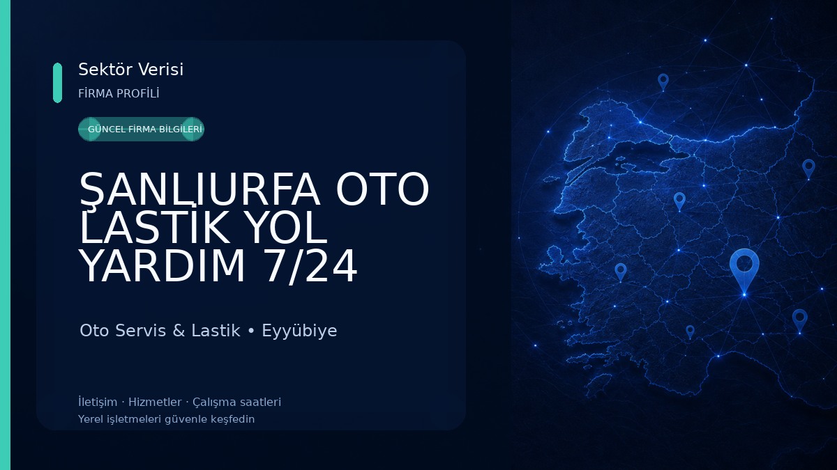 ŞANLIURFA OTO LASTİK YOL YARDIM 7/24 Oto Servis & Lastik