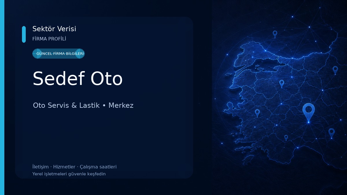 Sedef Oto Oto Servis & Lastik
