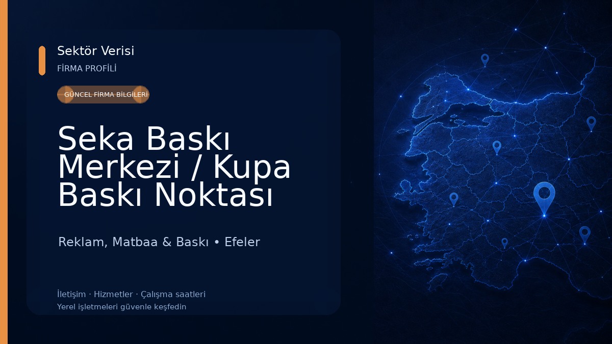 Seka Baskı Merkezi / Kupa Baskı Noktası 