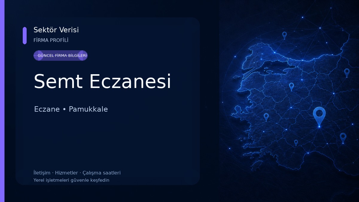 Semt Eczanesi Eczane