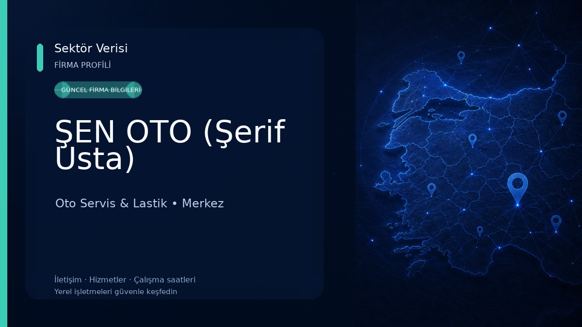 ŞEN OTO (Şerif Usta) Oto Servis & Lastik