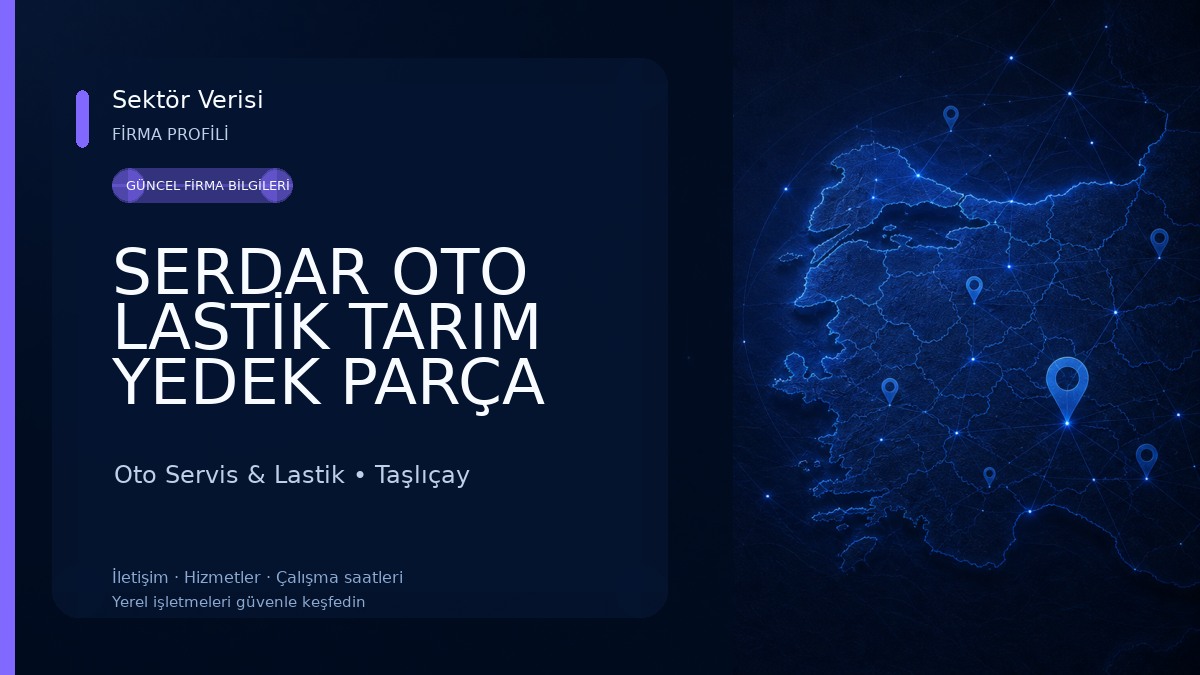 SERDAR OTO LASTİK TARIM YEDEK PARÇA Oto Servis & Lastik