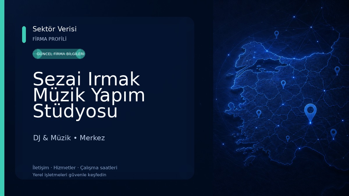 Sezai Irmak Müzik Yapım Stüdyosu DJ & Müzik