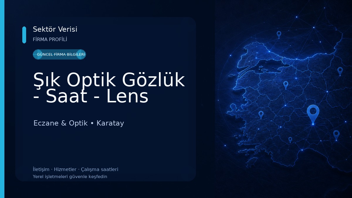 Şık Optik Gözlük - Saat - Lens 